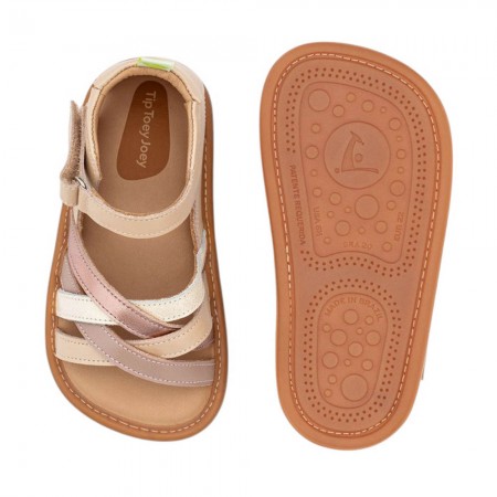 Sandalias respetuosas Tip Toey Joey Cris Cross Multi Rosa