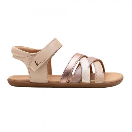 Sandalias barefoot Tip Toey Joey Criss Cross Multi-Rosa