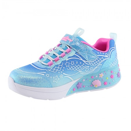 Zapatillas con luces Skechers Mermaid Lights Celeste