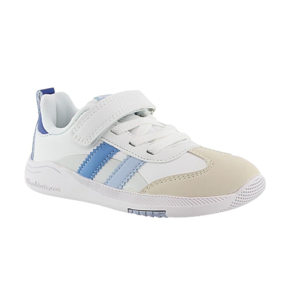 Zapatillas barefoot Blanditos Ares Blanco-Azul