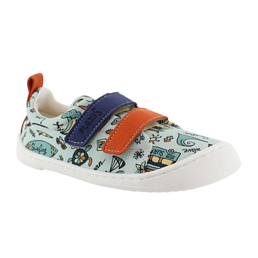 Zapatillas barefoot Flexi Nens 9110-R Surf Verde