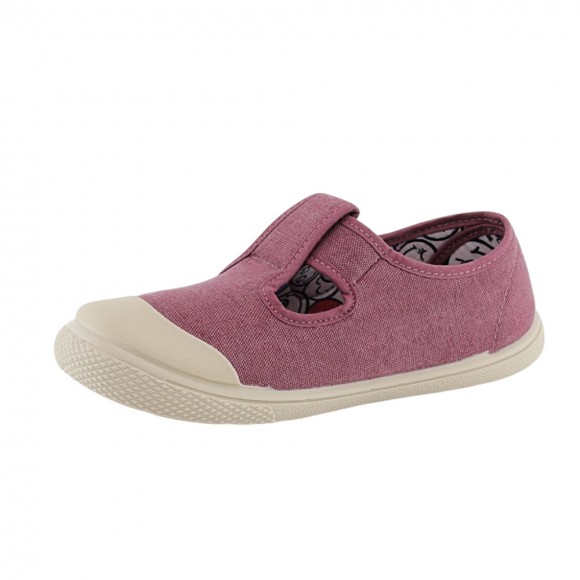 Zapatillas abiertas barefoot de lona Flexibles 8197 Purpura