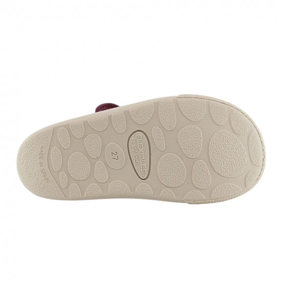 Zapatillas abiertas barefoot de lona Flexibles 8197 Purpura