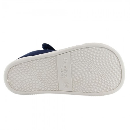 Sandalias de lona respetuosas Blanditos Mango Azul