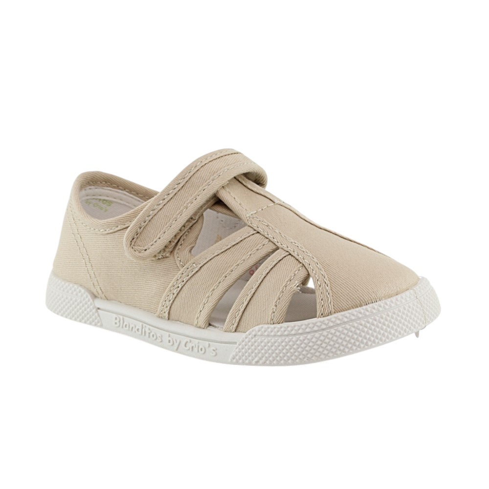 Sandalias de lona respetuosas Blanditos Mango Beige