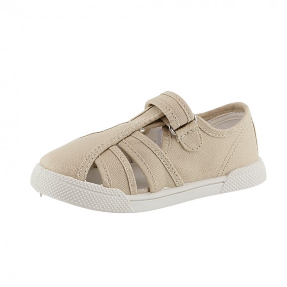 Sandalias de lona respetuosas Blanditos Mango Beige