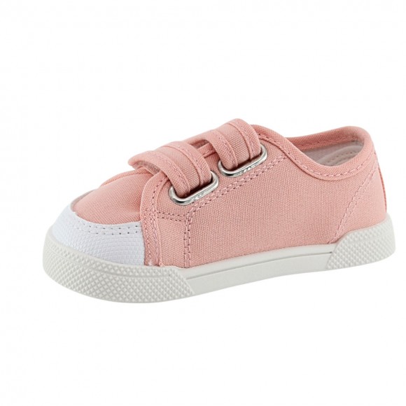 Zapatillas barefoot de lona Blanditos Coco Rosa