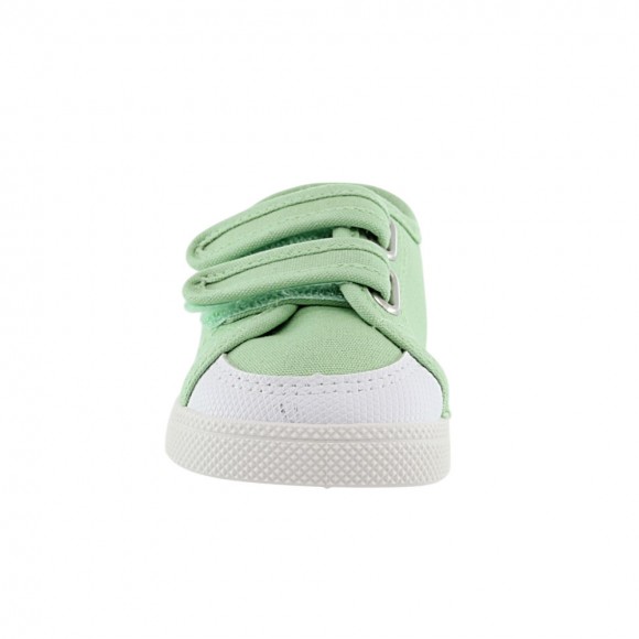 Zapatillas barefoot de lona Blanditos Coco Verde