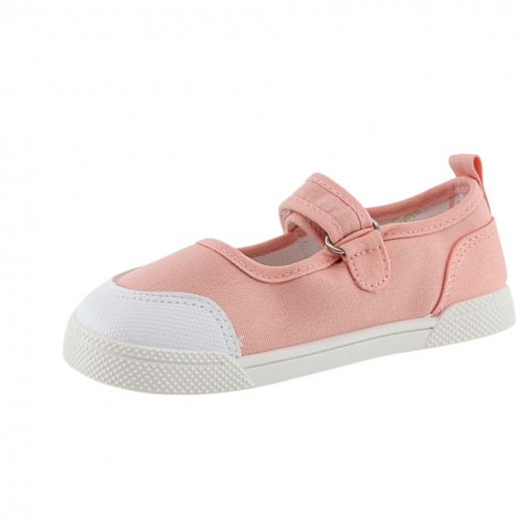 Merceditas de lona barefoot Blanditos Fresa Rosa