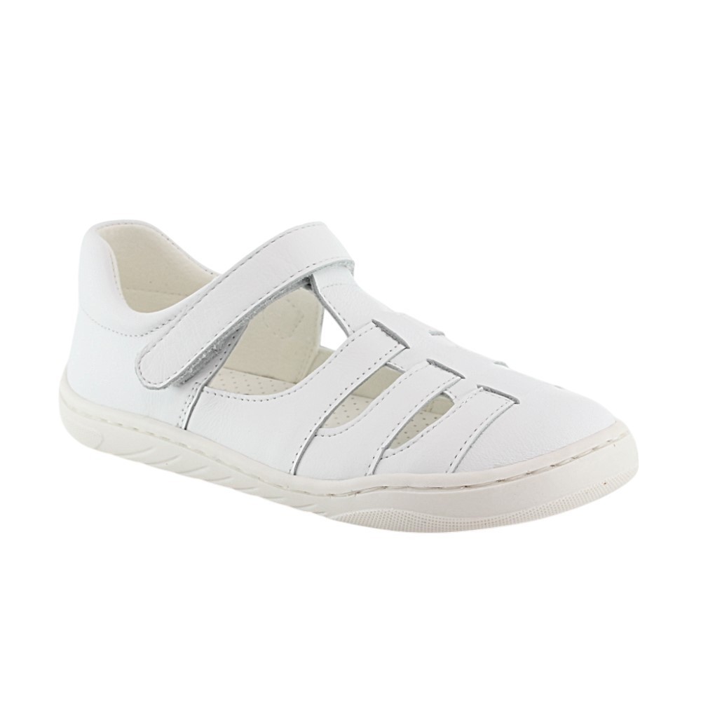 Sandalias barefoot cerradas Dispares Combi Blanco