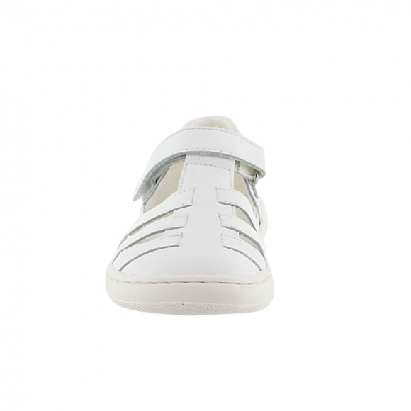 Sandalias barefoot cerradas Dispares Combi Blanco