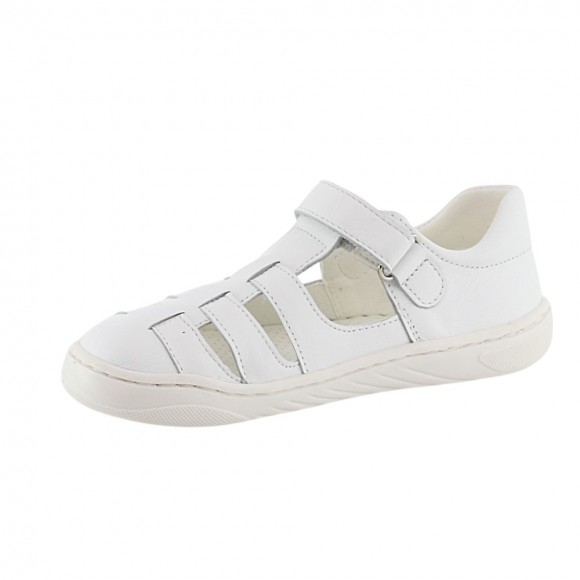 Sandalias barefoot cerradas Dispares Combi Blanco