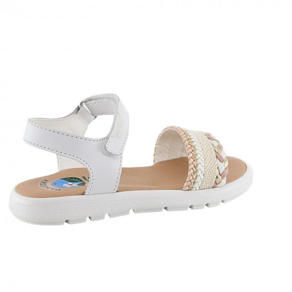 Sandalias Pablosky 441700 Blanco-Oro