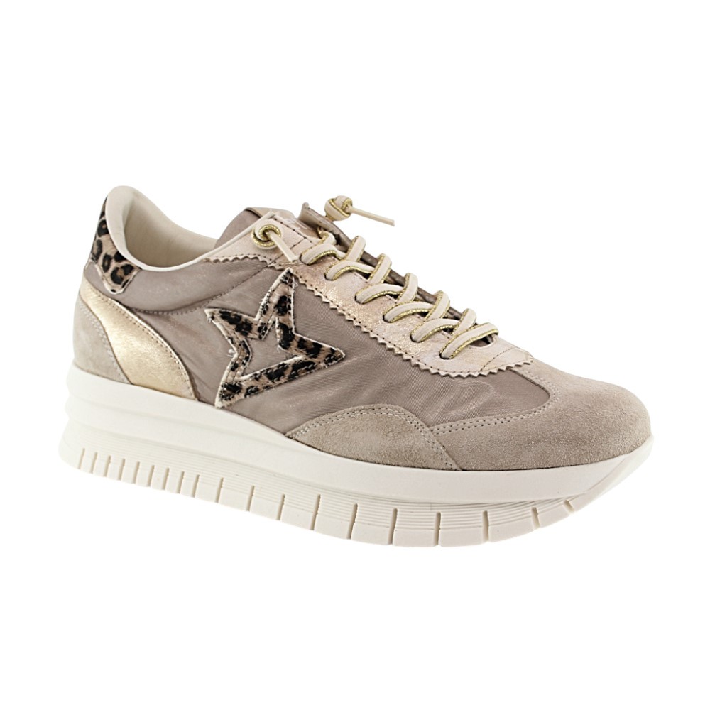 Zapatos deportivos Cetti 1259 Taupe-Oro