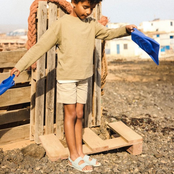 Sandalias barefoot Muris Rio Dusty Sky Blue