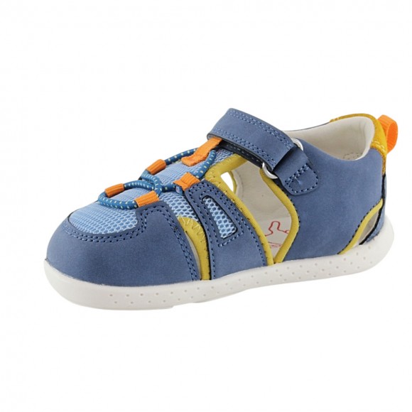 Sandalias respetuosas Garvalín 25236 Azul-Amarillo