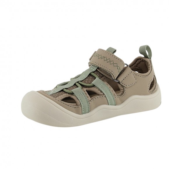 Sandalia deportiva barefoot Blanditos Olimpo Taupe