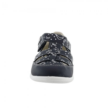 Sandalias Zapyflex respetuosas 2 Tiras seri azul