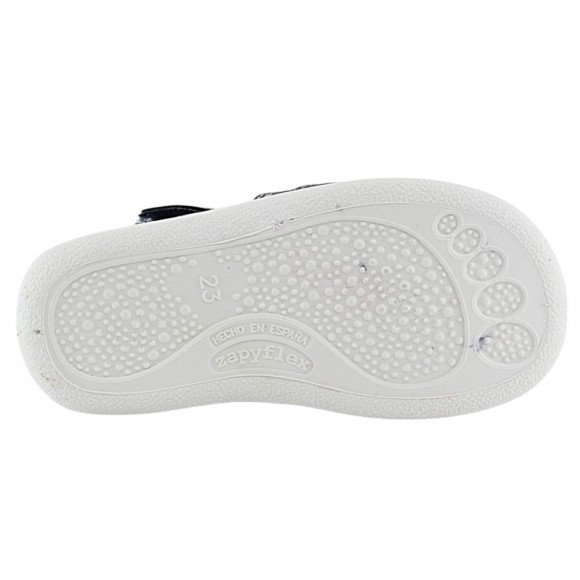 Sandalias Zapyflex respetuosas 2 Tiras seri azul