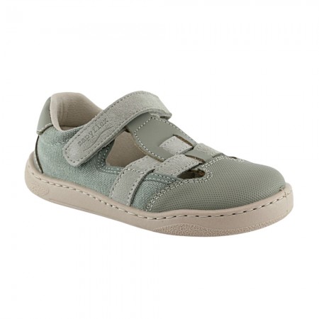 Sandalias respetuosas ZapyFlex Velcro Verde