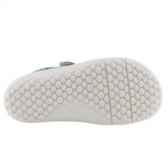 Sandalia respetuosa cerrada Coqueflex Verde Multicolor