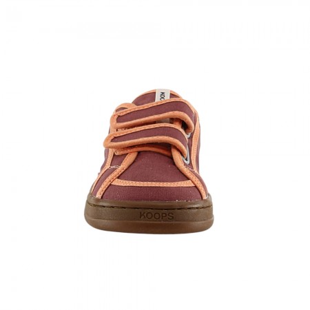 Calzado barefoot Koops lona Morna Rojo