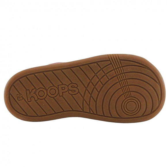 Calzado barefoot Koops lona Morna Rojo