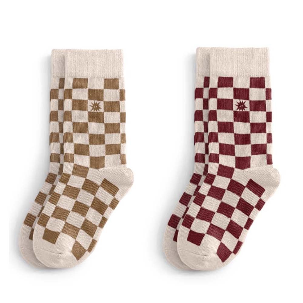 Pack 2 Calcetines Koops Cuadros Multicolor