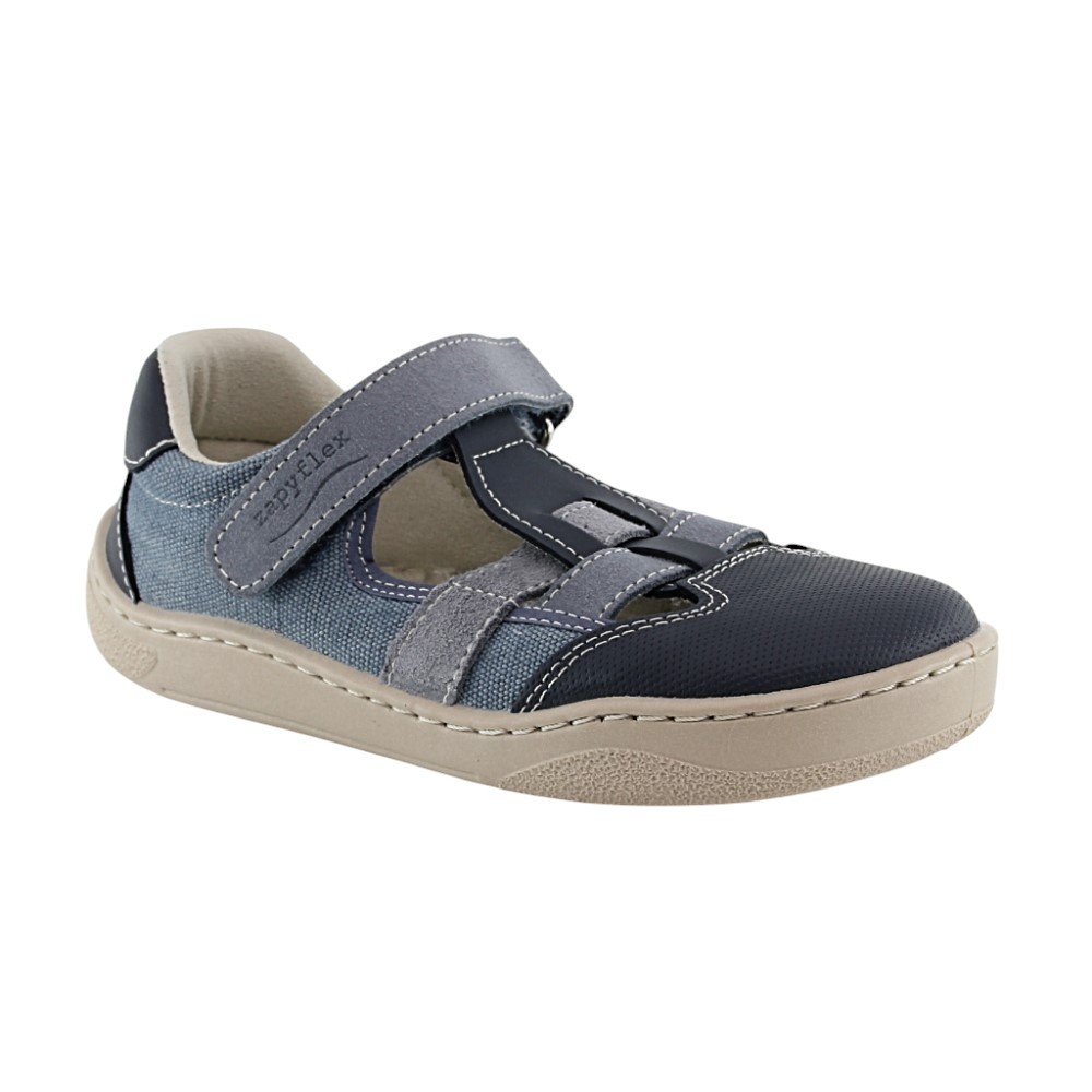 Sandalias respetuosas ZapyFlex Velcro Jeans