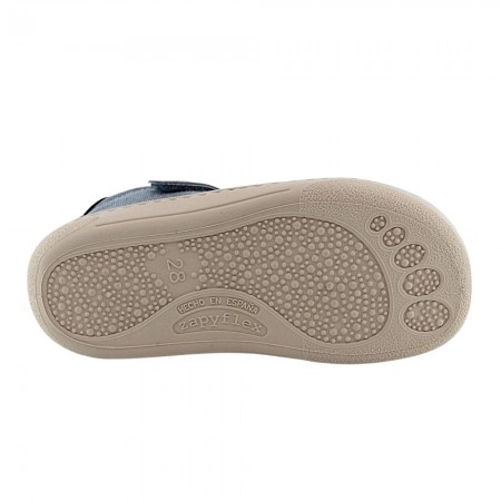 Sandalias respetuosas ZapyFlex Velcro Jeans