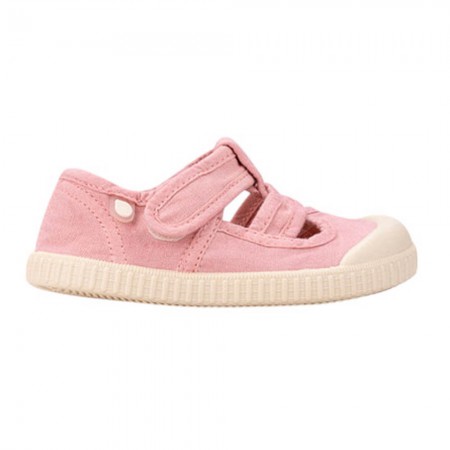 Sandalias barefoot de lona Igor Wide Berri Rosa