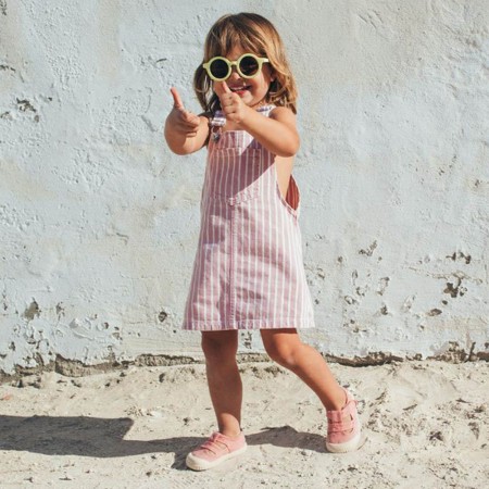 Sandalias barefoot de lona Igor Wide Berri Rosa