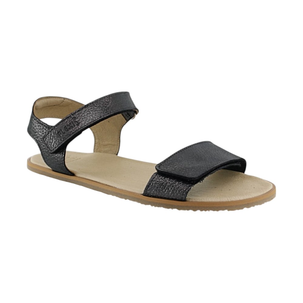 Sandalias barefoot Flexi Nens 70145 Liberty Metal Negro