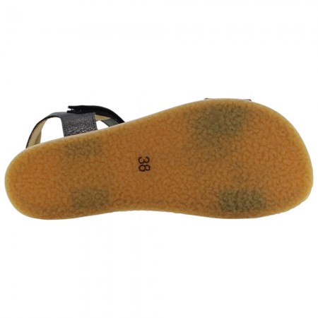 Sandalias barefoot Flexi Nens 70145 Liberty Metal Negro