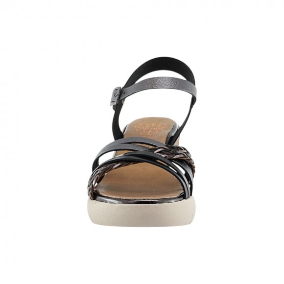 Sandalias Porronet 3156 Negro-Plomo