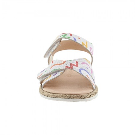 Sandalias barefoot Coqueflex Verea Blanco Multi