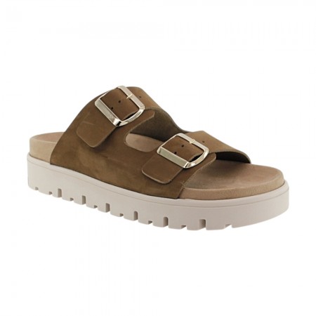 Chanclas plataforma Tiziana Reme Cuero