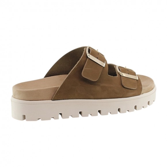 Chanclas plataforma Tiziana Reme Cuero