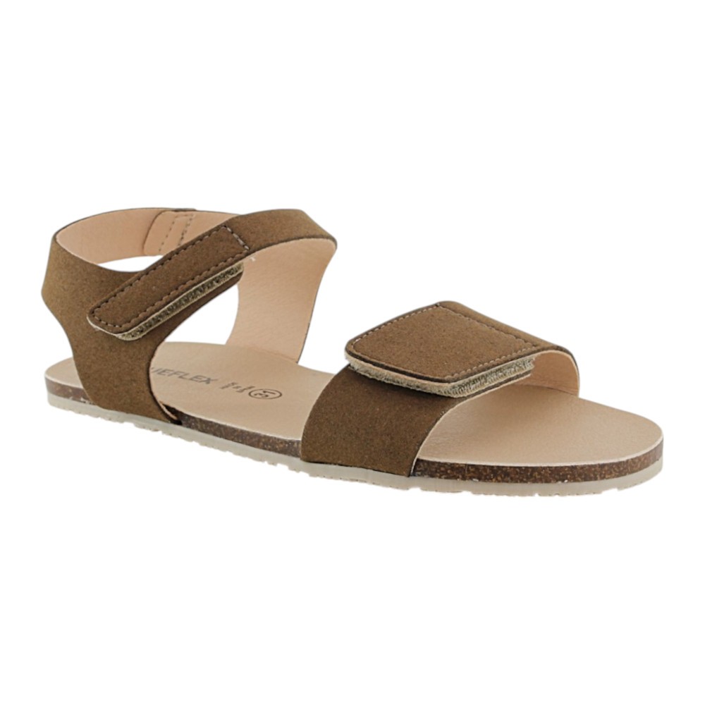 Sandalias barefoot Coqueflex Suede Marrón