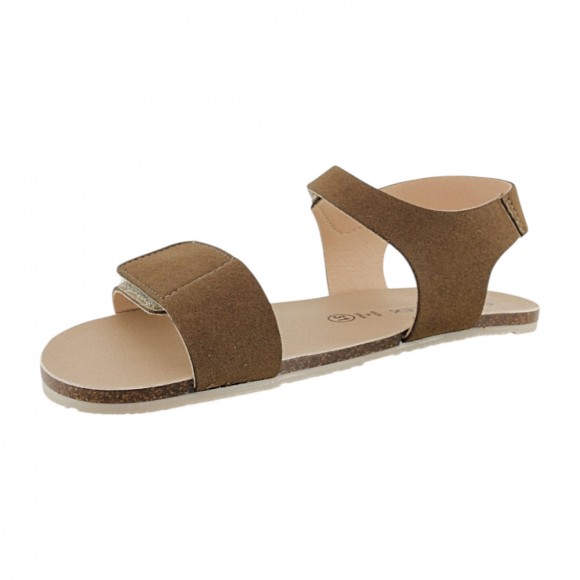 Sandalias barefoot Coqueflex Suede Marrón