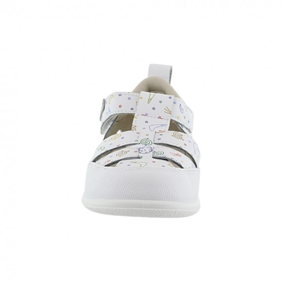 Sandalias ZapyFlex dos tiras Blanco Space