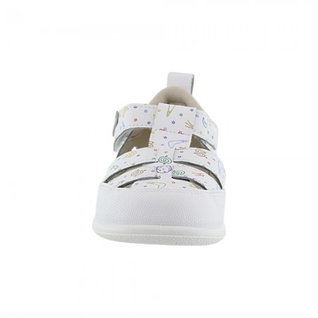 Sandalias ZapyFlex dos tiras Blanco Space