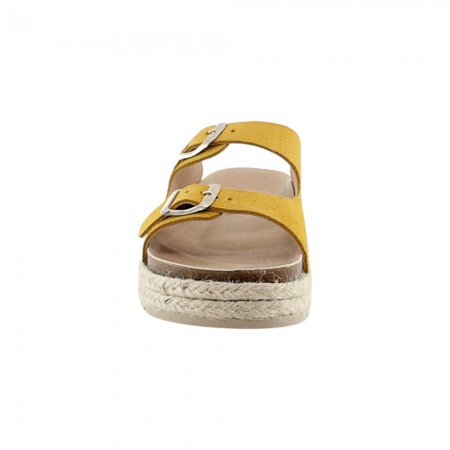 Chanclas Coquette plataforma 15093 Mostaza