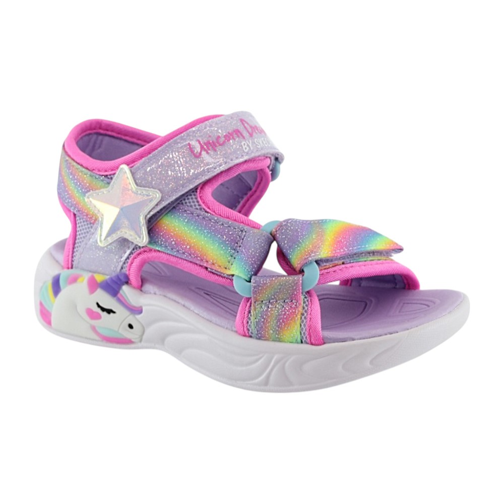 Sandalias con luces Skechers Dreamy Unicorns Malva