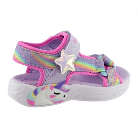Sandalias con luces Skechers Dreamy Unicorns Malva