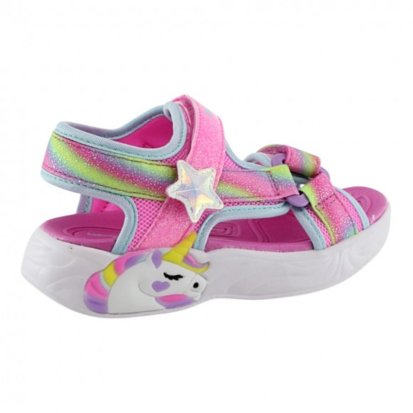 Sandalias con luces Skechers Dreamy Unicorns Rosa