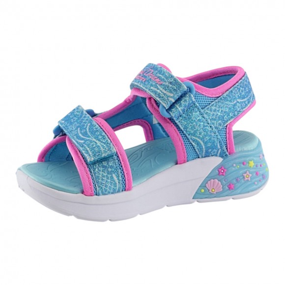 Sandalias con luces Skechers Mermaid Dreams Celeste