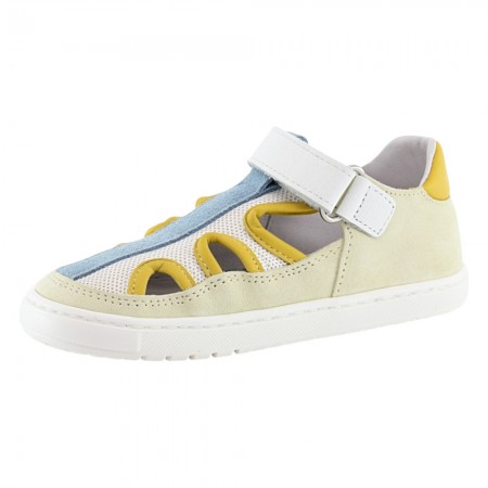 Sandalias cerradas barefoot Blanditos Multo amarillo