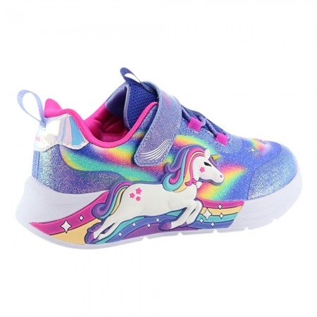 Zapatillas con luces Skechers Unicorn Azul
