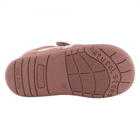 Zapatos barefoot Zapyflex Velcro y elástico Rosa